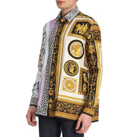 versace camicia cornici|Camicie VERSACE Uomo .